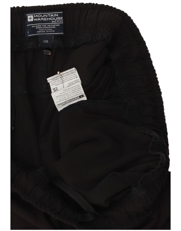 Pantaloncini sportivi da uomo Mountain Warehouse grandi in poliestere nero