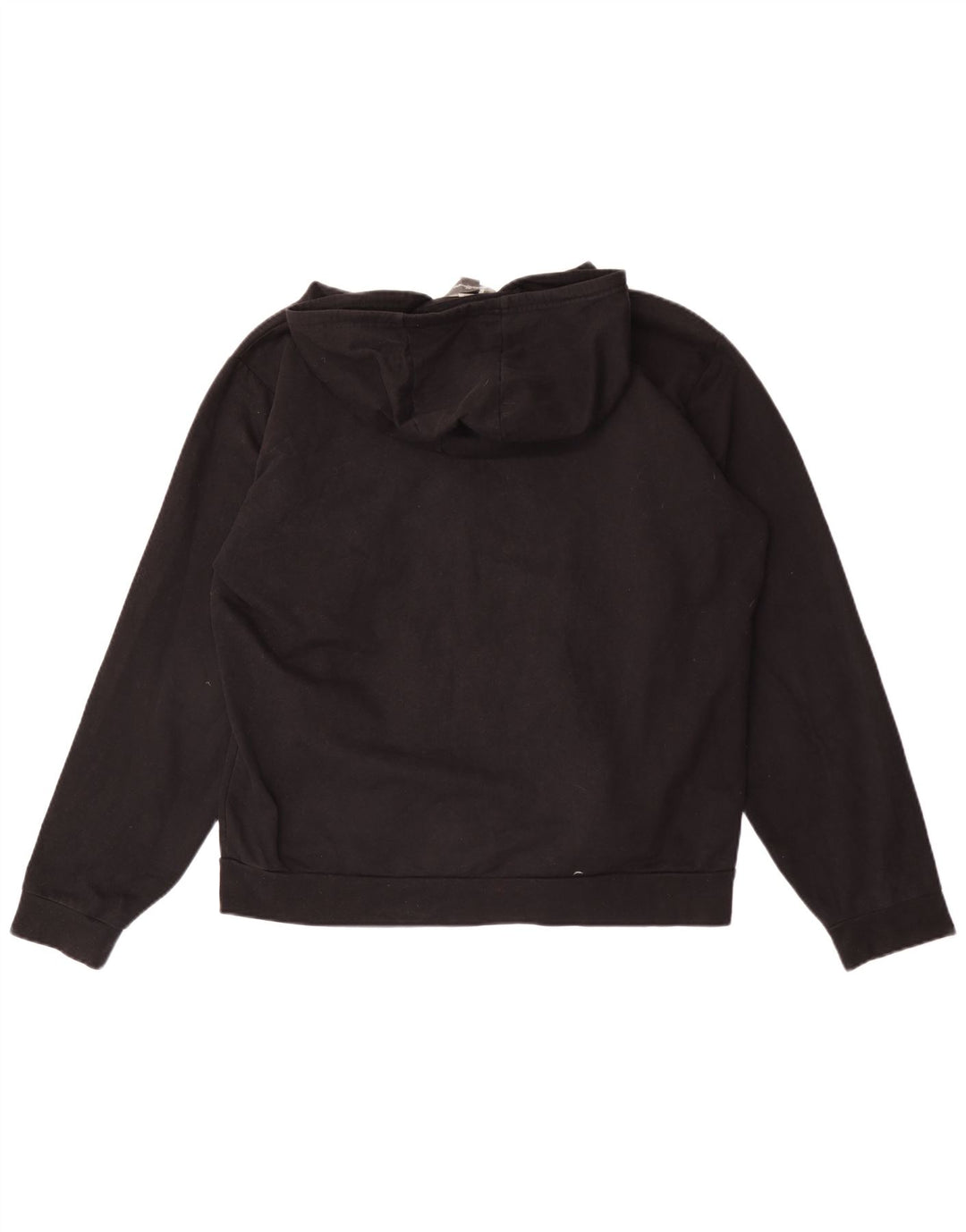 Maglione con cappuccio e zip da uomo Eddie Bauer grande in cotone nero