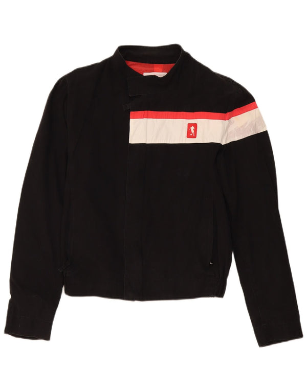Giubbotto bomber da donna Bikkembergs UK 14 cotone color block nero medio