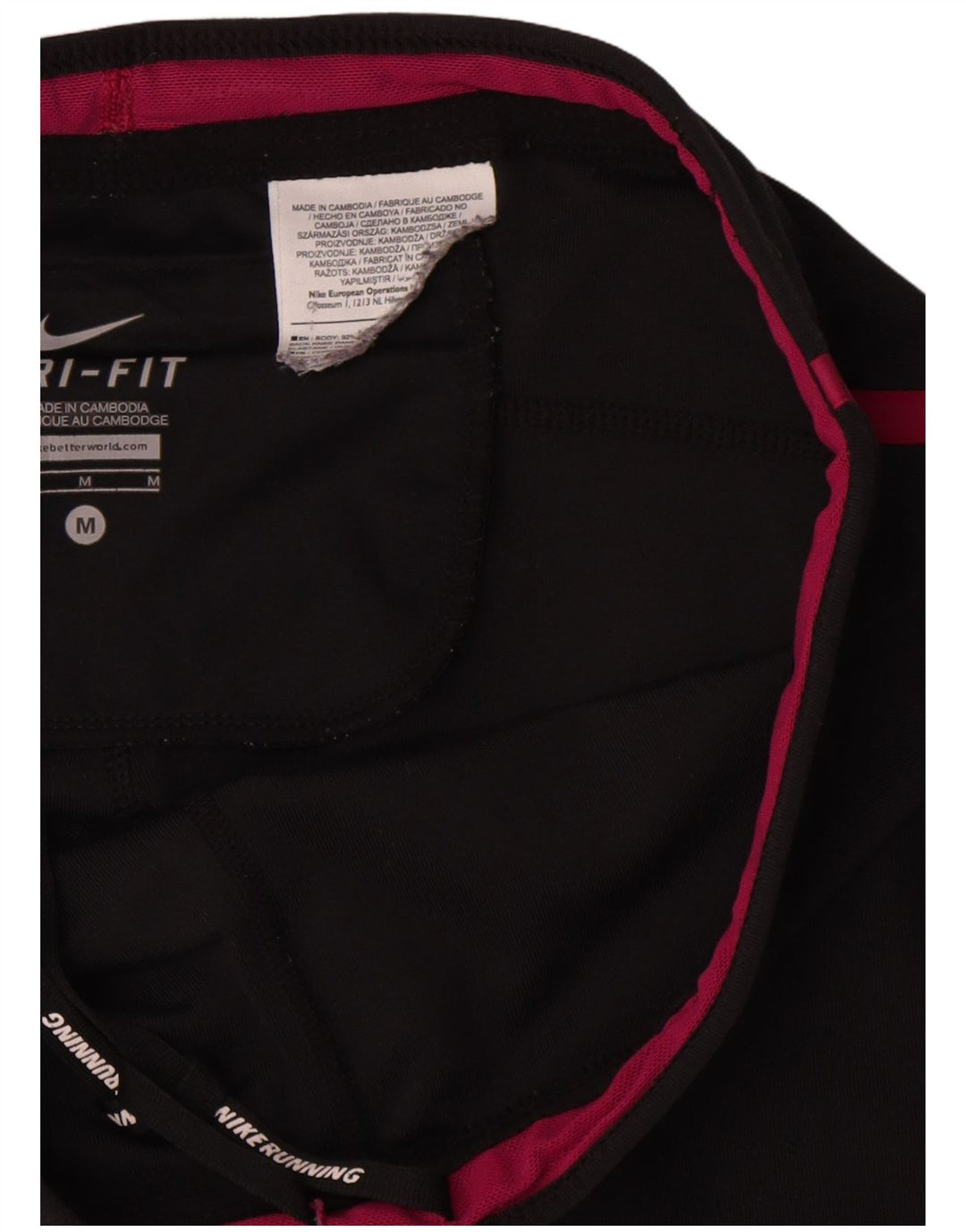 Leggings Nike Dri Fit Capri da donna UK 12 medio nero