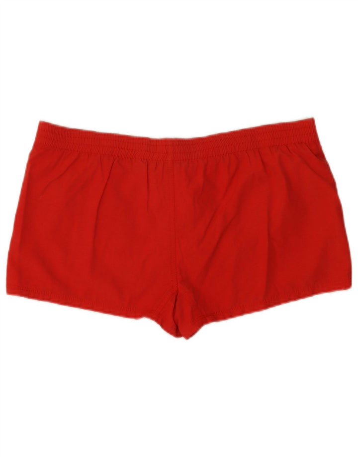 Pantaloncini da bagno con grafica da donna Diesel in cotone rosso medio