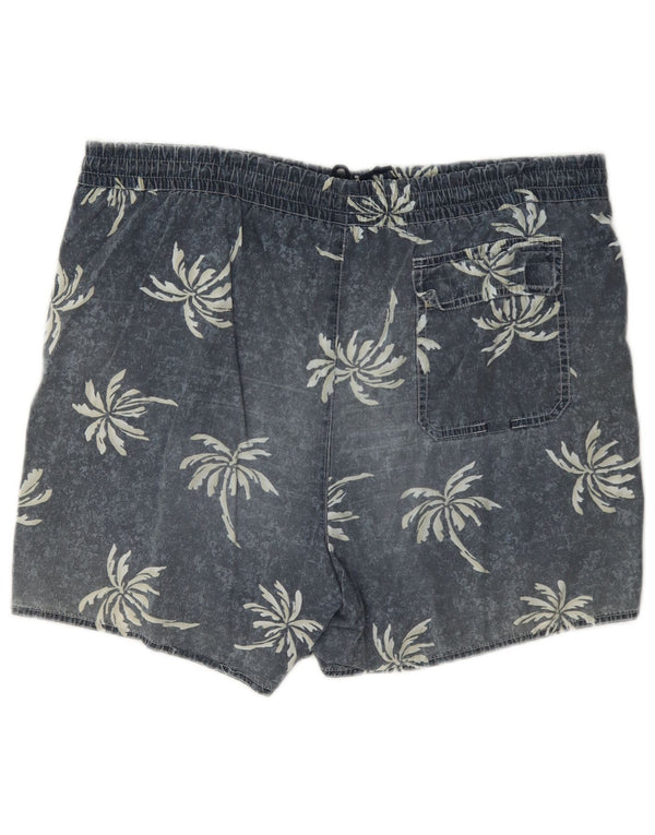 Pantaloncini da bagno grafici da uomo Colmar EU 50 cotone floreale medio blu navy