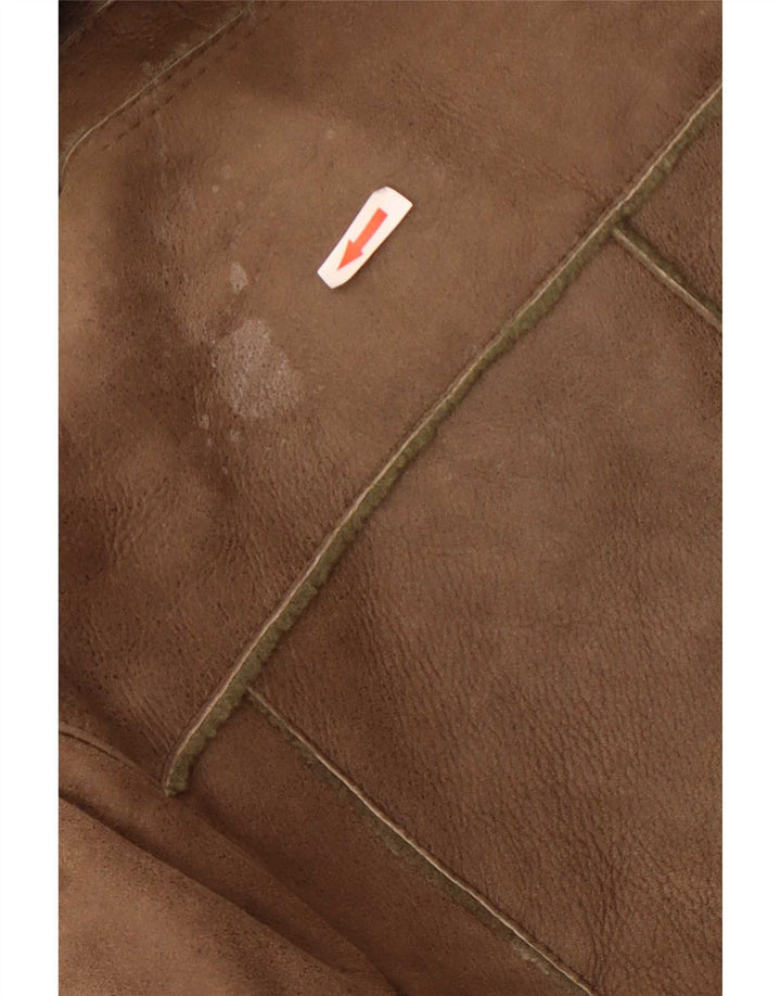 Hide Society Giacca in shearling da donna EU 38 Piccola pelle di pecora marrone