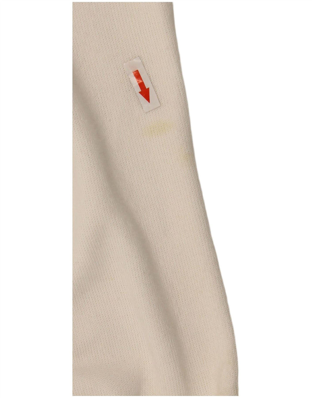 Felpa corta da donna Zara UK 10 piccola bianca