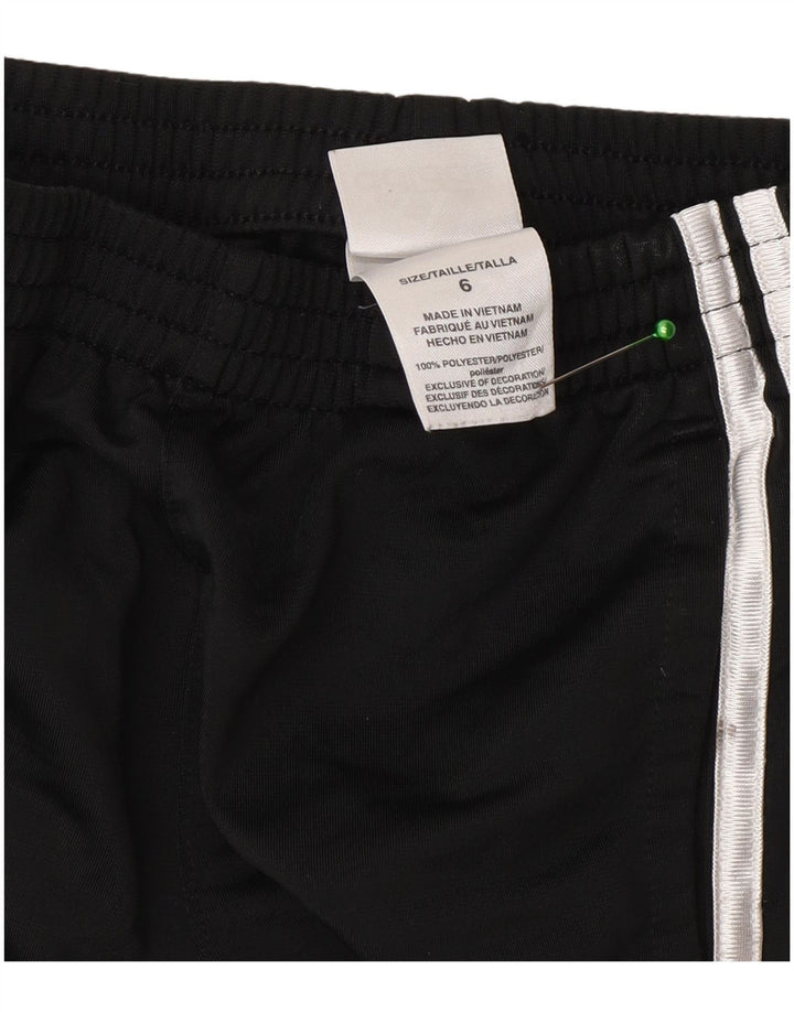Pantaloni della tuta da ragazzo Adidas 5-6 anni in poliestere nero