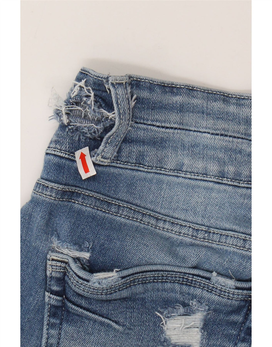 Jeans skinny effetto consumato Payton da donna BKE a vita media W29 L26 cotone blu