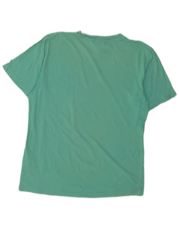 T-shirt da uomo Champion Top in cotone verde medio