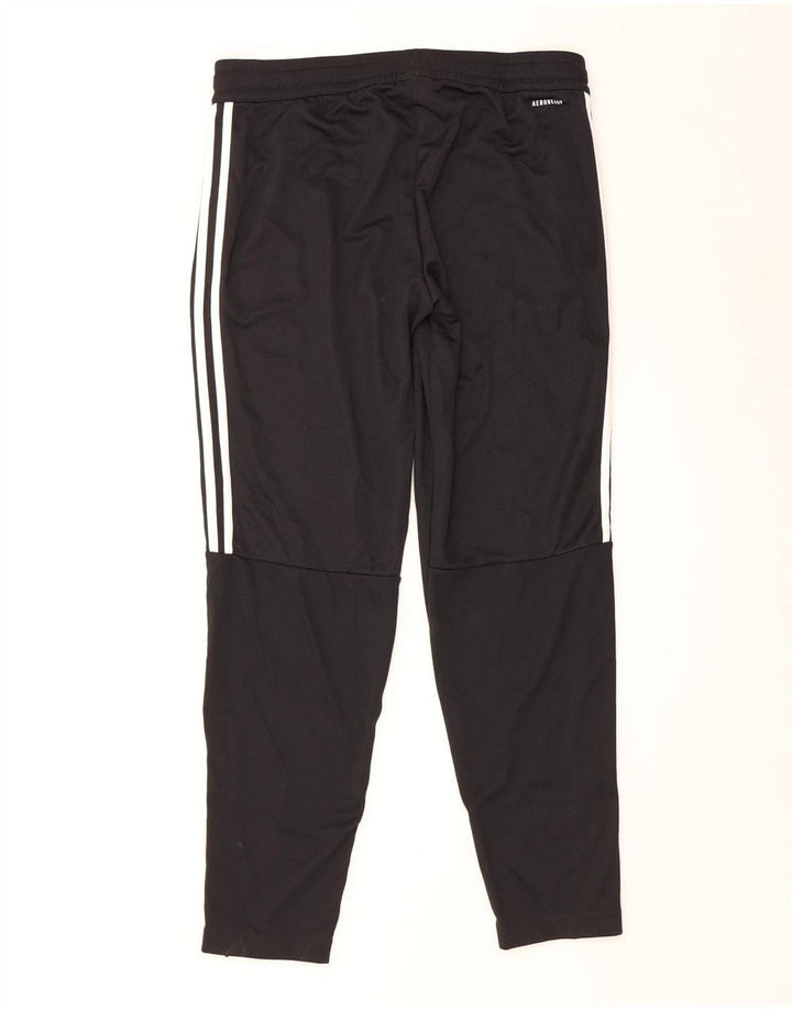Pantaloni da tuta Adidas Aeroready da donna UK 16/18 Large Nero Poliestere
