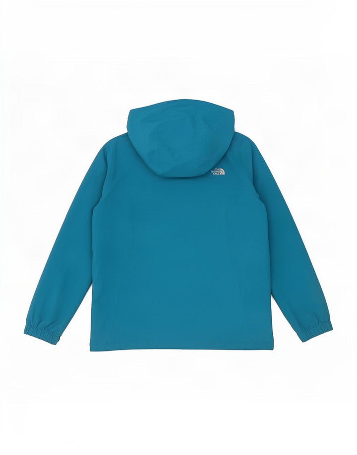 Giacca antipioggia con cappuccio da donna The North Face UK 16 Large Blu Poliestere