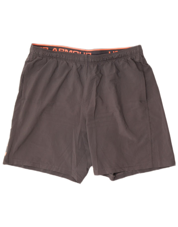Pantaloncini sportivi grafici da uomo Under Armour XL grigi