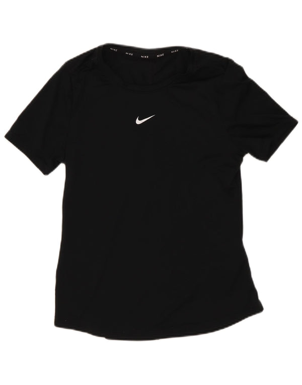 Maglietta Nike Dri Fit per ragazze, 10-11 anni, poliestere nero medio