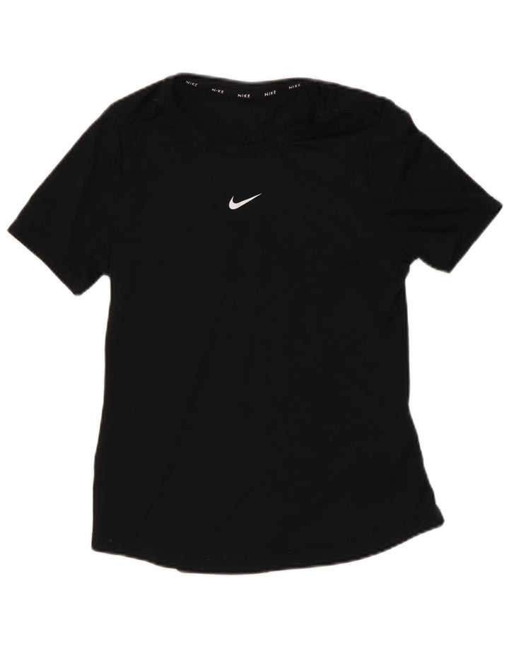 Maglietta Nike Dri Fit per ragazze, 10-11 anni, poliestere nero medio