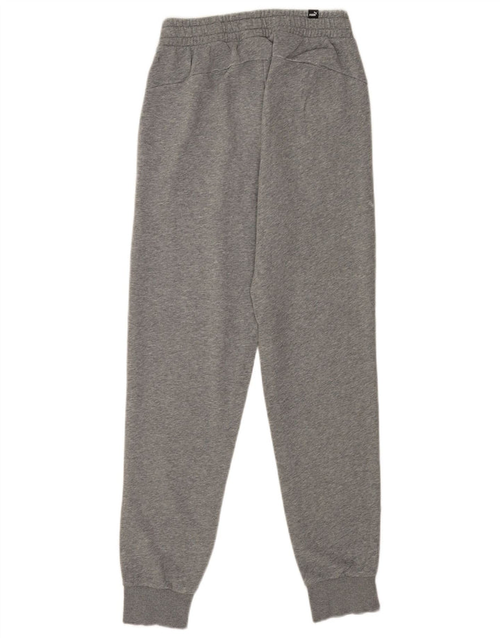 Pantaloni da tuta da uomo Puma Joggers piccoli in cotone chiazzato grigio