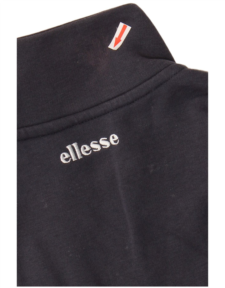 Giacca da ginnastica grafica da uomo Ellesse XL in cotone color block blu navy