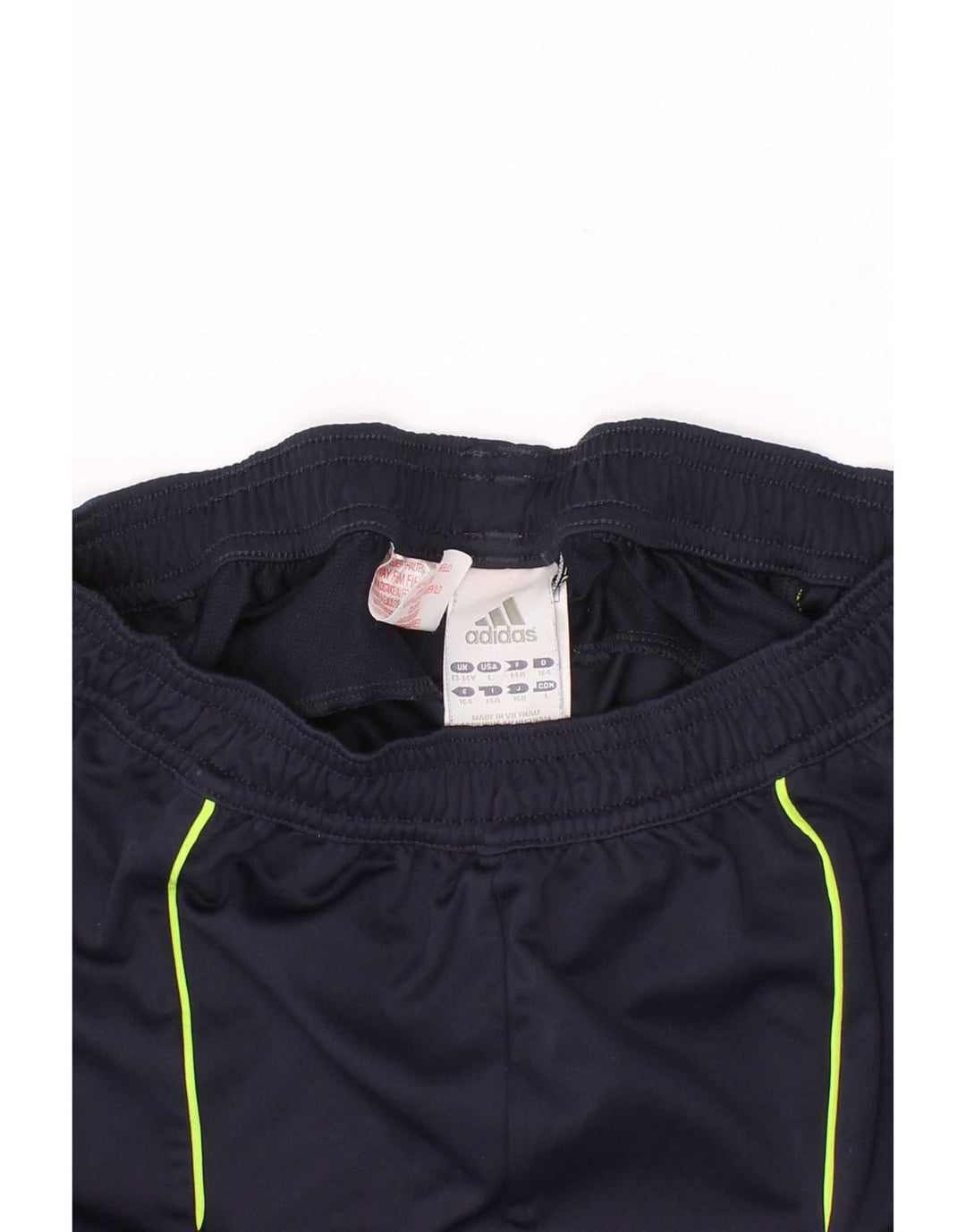 Pantaloncini sportivi Adidas Climacool da ragazzo 13-14 anni in poliestere blu navy