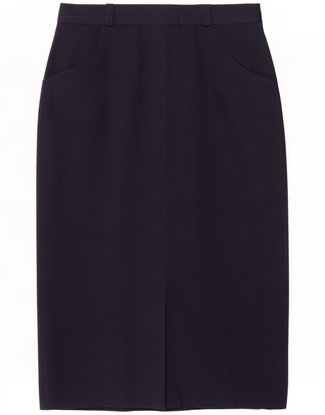 Gonna longuette da donna Jobis IT 42 Media W30 Blu navy Poliestere