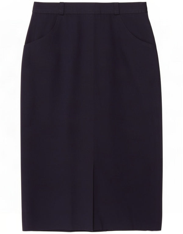 Gonna longuette da donna Jobis IT 42 Media W30 Blu navy Poliestere