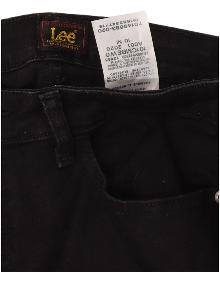 Jeans bootcut da donna LEE US 10 Large W32 L32 cotone nero