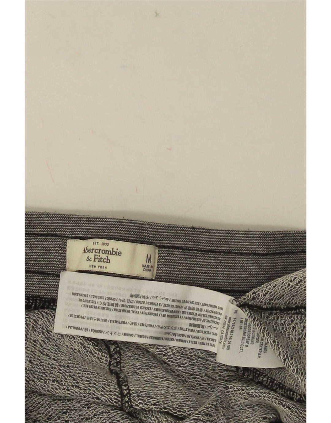 Pantaloni da tuta da uomo Abercrombie & Fitch Joggers grigio medio screziato