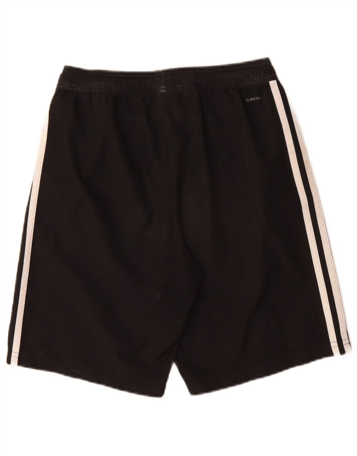 Pantaloncini sportivi Adidas Climalite da ragazzo 13-14 anni in poliestere nero