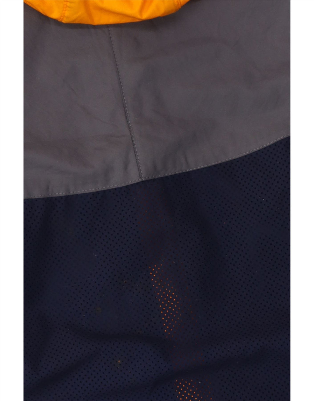 Nike Mens Running Hooded Tracksuit Top Jacket Large Navy Blue Colourblock