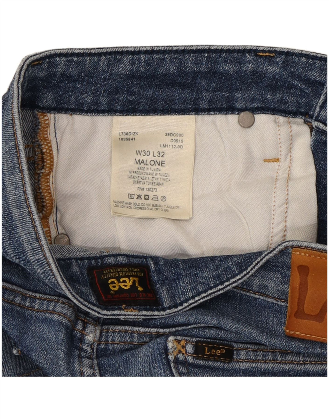 Jeans skinny Lee Malone da donna W30 L32 cotone blu