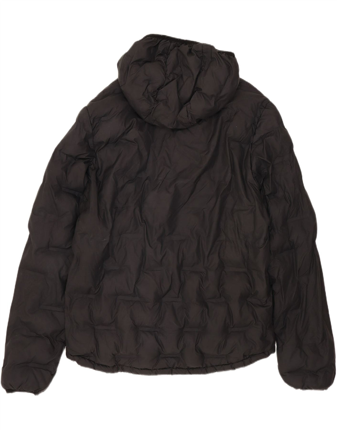 Giacca imbottita con cappuccio da uomo Superdry UK 40 grande poliestere nero