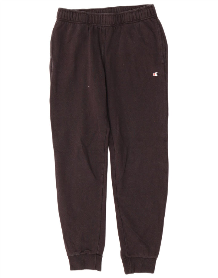 Pantaloni da tuta da uomo Champion Joggers piccoli in cotone nero