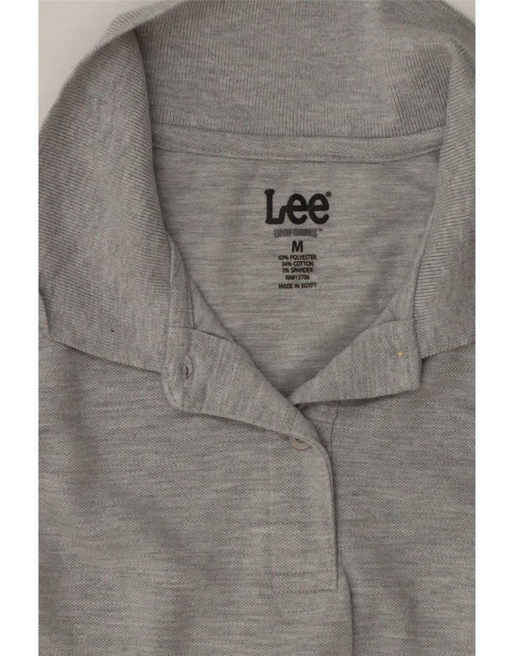 Polo da donna Lee UK 12 Cotone screziato grigio medio