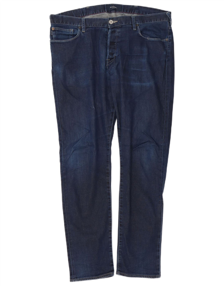 Jeans slim da uomo Paul Smith W36 L30 cotone blu navy