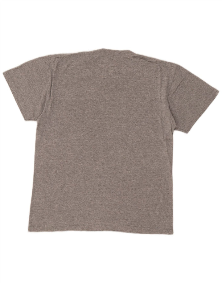 Majestic T-shirt grafica da uomo dei Boston Red Sox Top in poliestere grigio medio