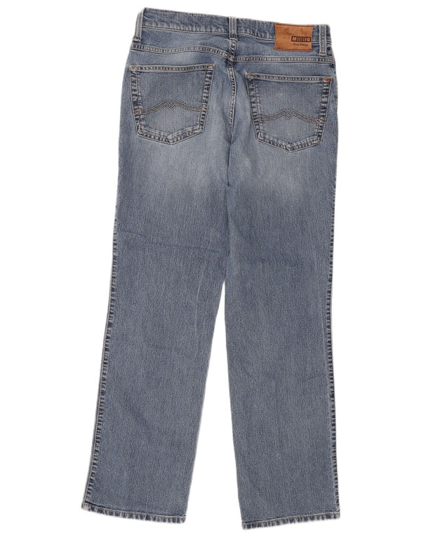 Jeans dritti slim fit da uomo Mustang W32 L32 cotone blu