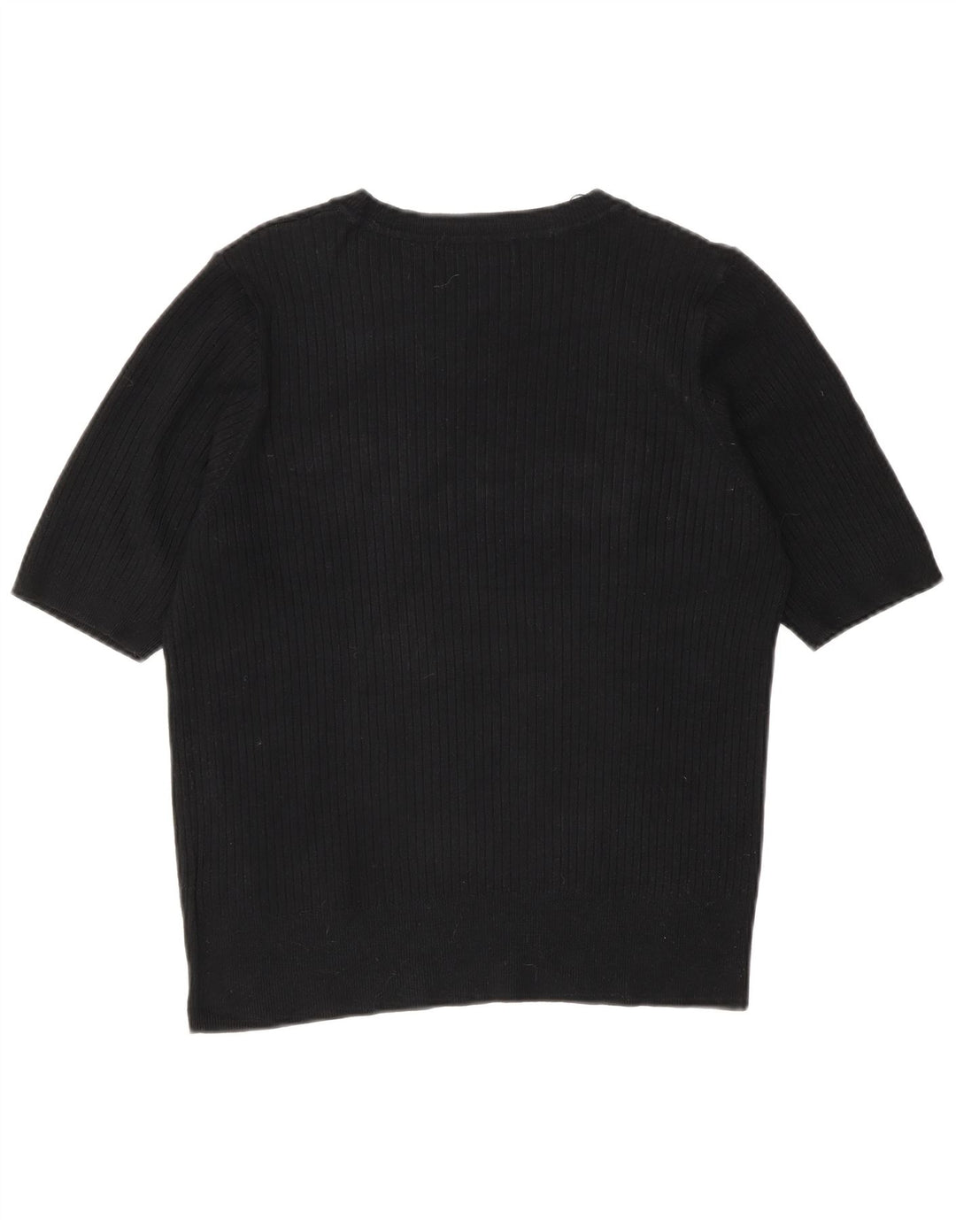 T-shirt da donna Marks & Spencer Top UK 12 media viscosa nera
