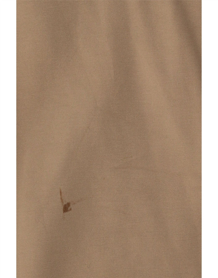 Top Adidas da uomo a maniche lunghe XL in cotone beige