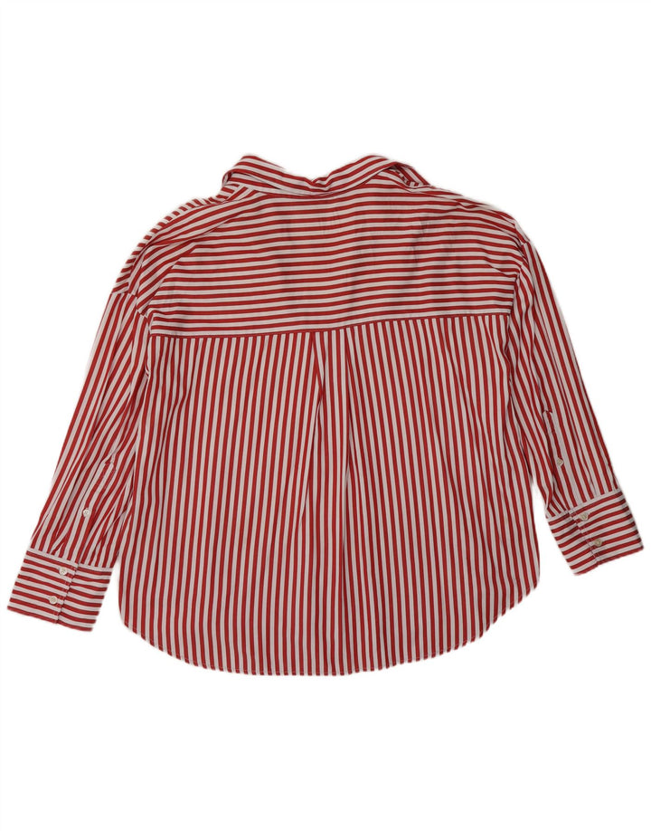 Maglia da Donna ZARA UK 14 Poliestere a righe rosse medie