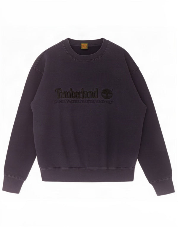 Timberland Felpa grafica da uomo Maglione medio cotone blu navy