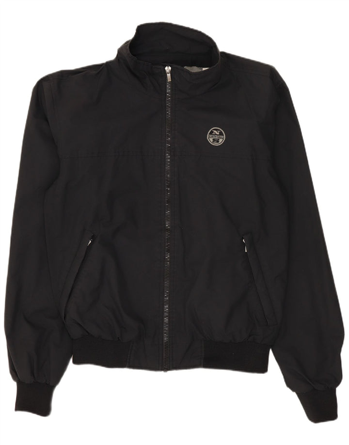 Giubbotto bomber da uomo North Sails UK 36 piccolo in nylon blu navy