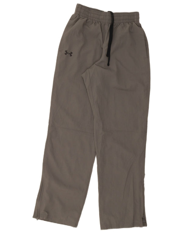 Pantaloni da tuta da uomo Under Armour piccoli in poliestere grigio