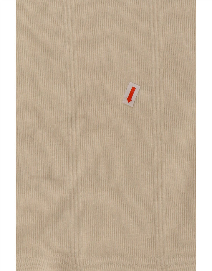 T-shirt da uomo ADIDAS Top UK 40/42 cotone beige medio