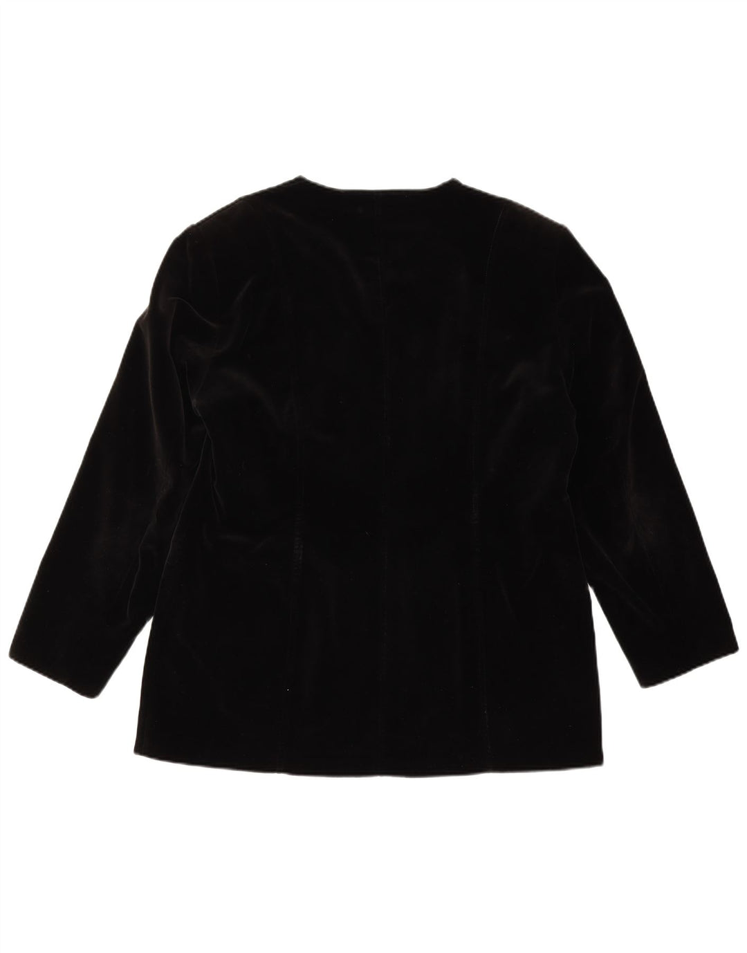 Giacca blazer in velluto da donna CITYLIFE UK 14 grande cotone nero