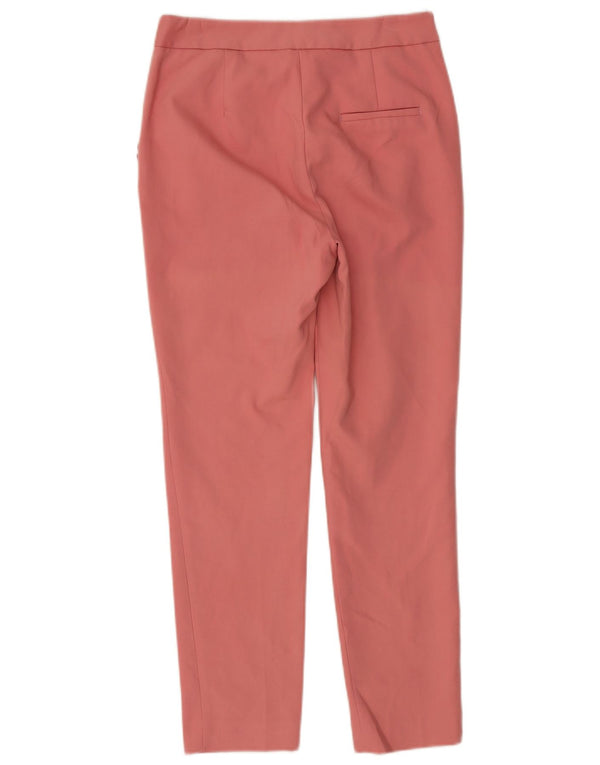 Pantaloni chino slim da donna Zara piccoli W26 L26 cotone rosa