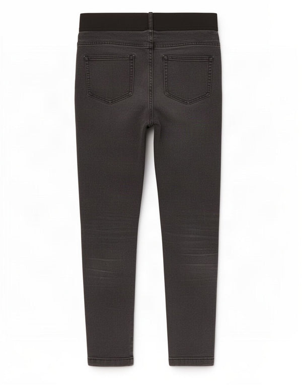 Jeans Jeggings da donna Marks & Spencer UK 12 Medio W32 L28 Cotone nero
