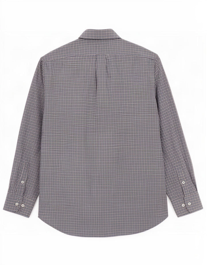 Camicia da uomo Regular Fit Marlboro Classics 2XL Blu a quadretti