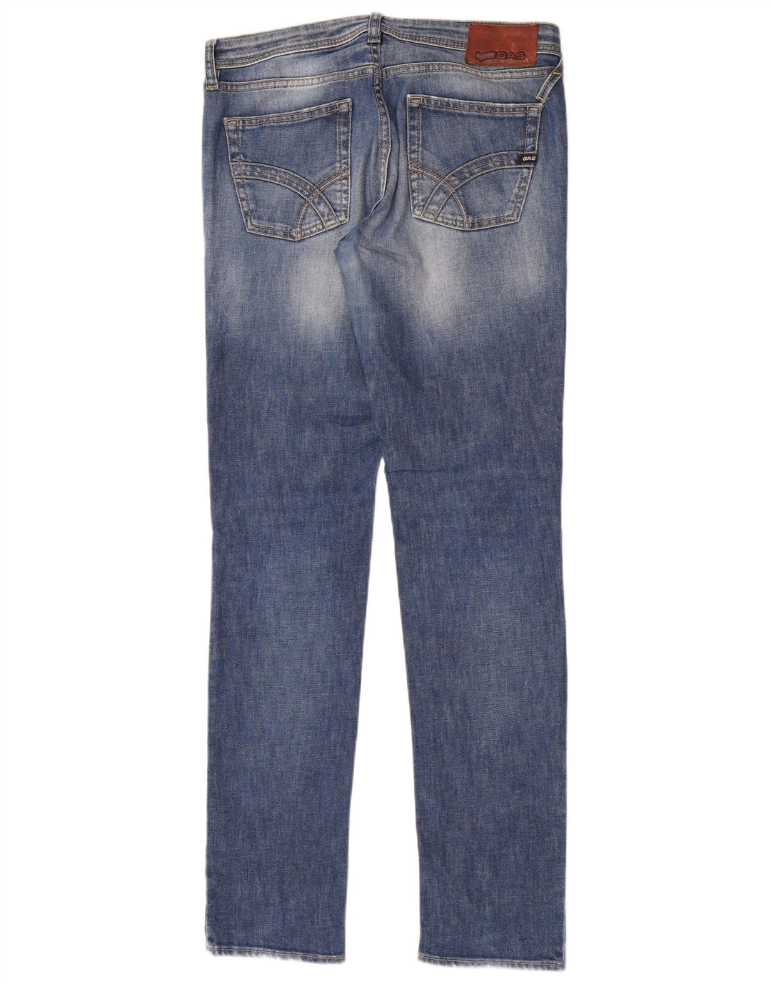 Jeans slim da uomo Gas W33 L34 cotone blu