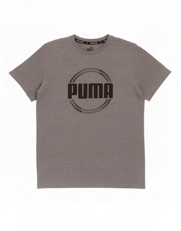 Maglietta grafica da ragazzo Puma 15-16 anni Grigia chiazzata