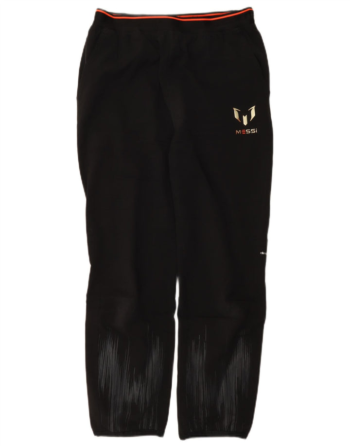 Pantaloni della tuta Adidas da ragazzo MESSI 12-13 anni in poliestere nero
