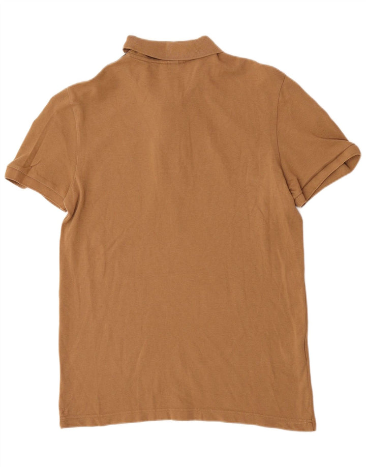 Polo da uomo Lacoste Graphic Regular Fit taglia 4 Colorblock marrone medio