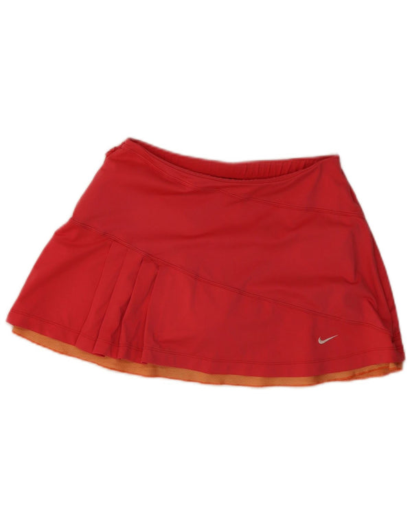 Gonna da tennis Nike Dri Fit da donna UK 8/10 piccola rossa in poliestere