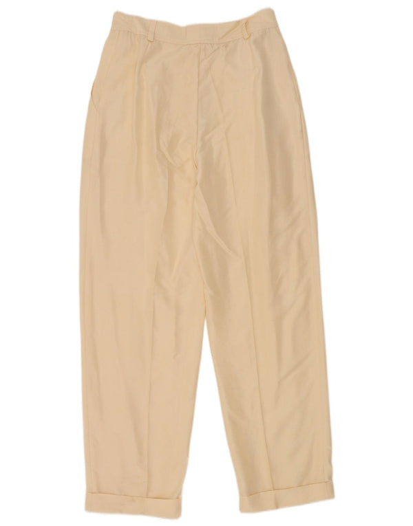 Pantaloni casual con pegging da donna Rosanna Manzoni IT 44 Medium W26 L28 Beige