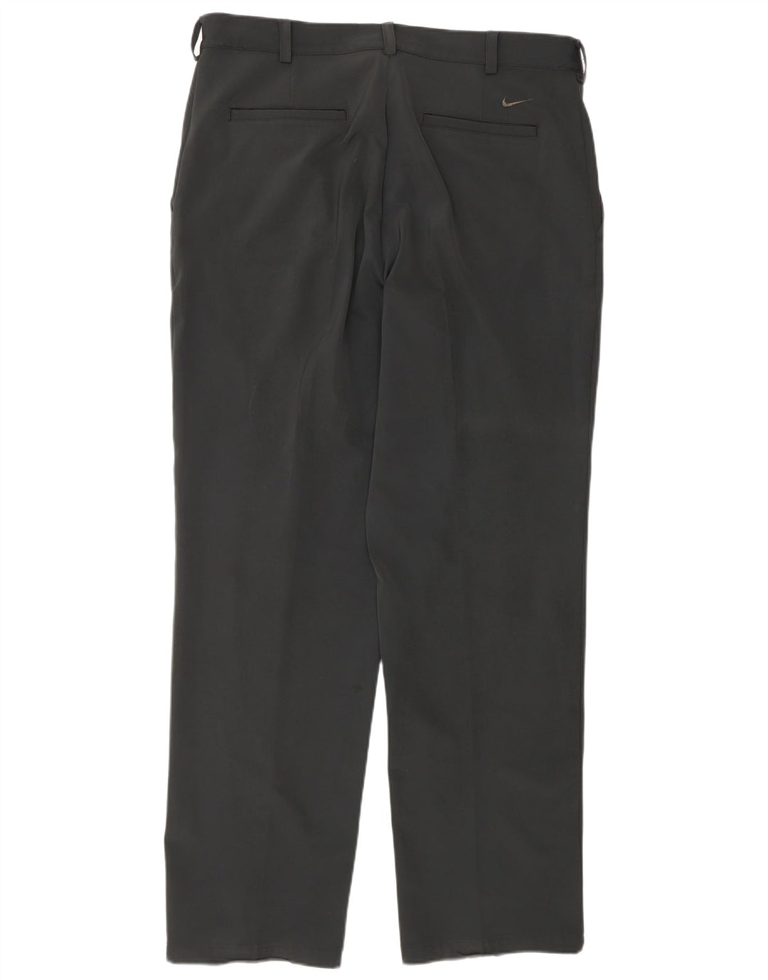 Pantaloni chino dritti da golf da uomo Nike W36 L32 poliestere nero